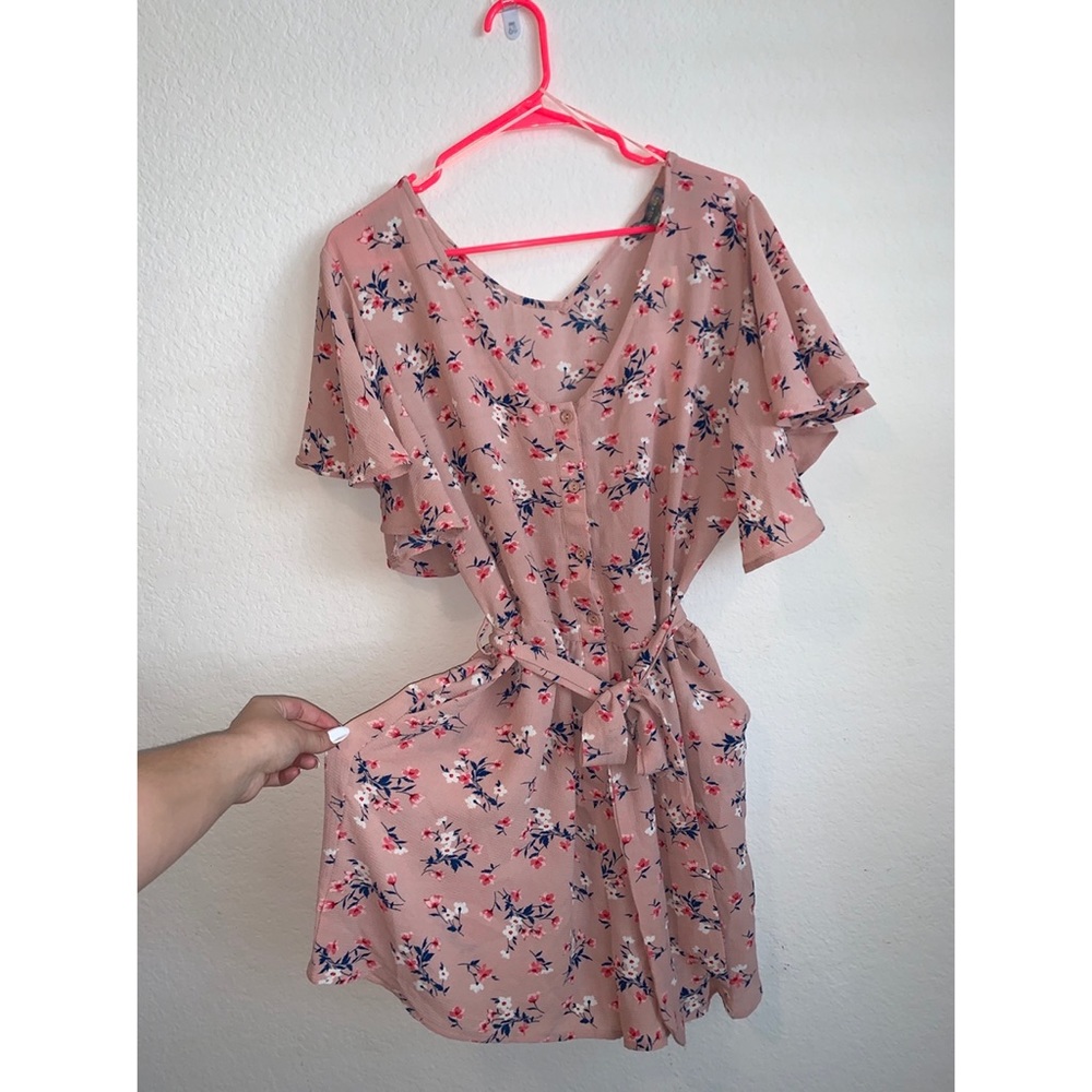 Dillard’s Good Luck Gem XL Romper with Belt